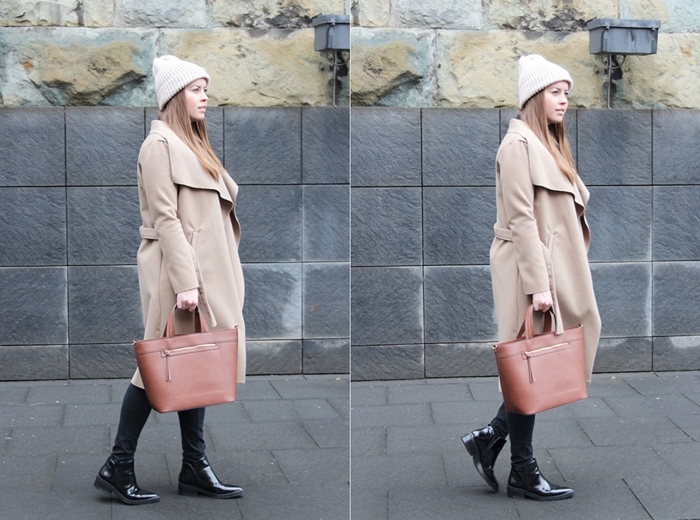 Nude Look with Camel Trenchcoat - auf La Mode et Moi, dem Modeblog aus Köln