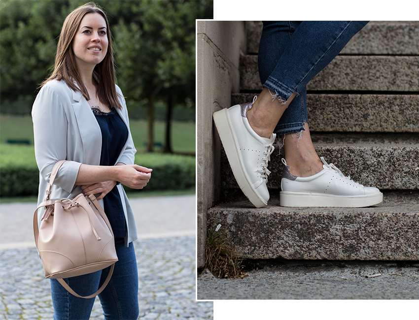 Oversize Blazer und Plateau Sneaker - LA MODE ET MOI, der Modeblog