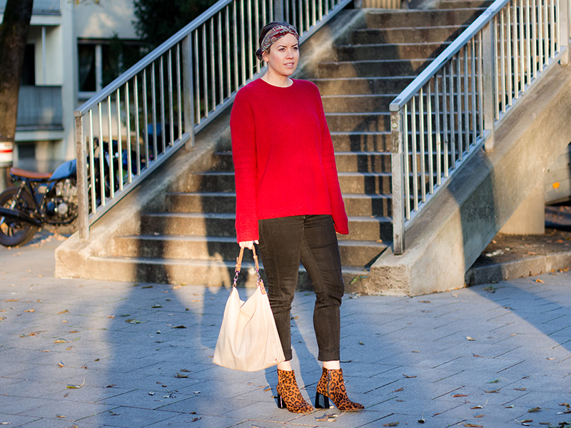 Die Farbe Rot und Leo Boots - LA MODE ET MOI, der Modeblog