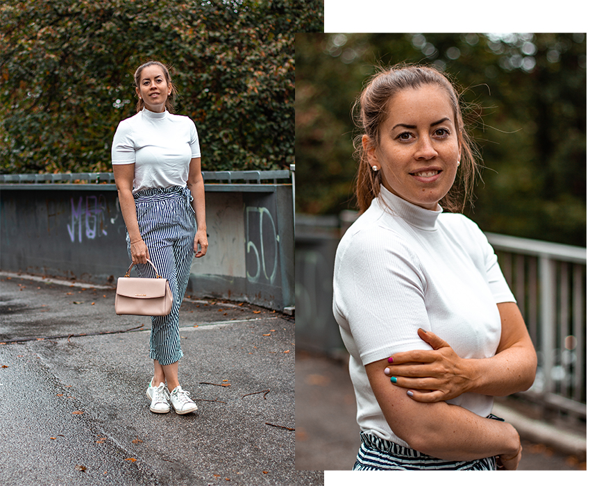 Spätsommer Outfit mit Paperbag-Hose - LA MODE ET MOI, der Modeblog